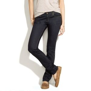 Madewell Rail Straight Dark Wash Jeans